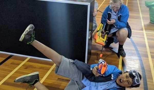 Beaconsfield Youth Centre nerf battle